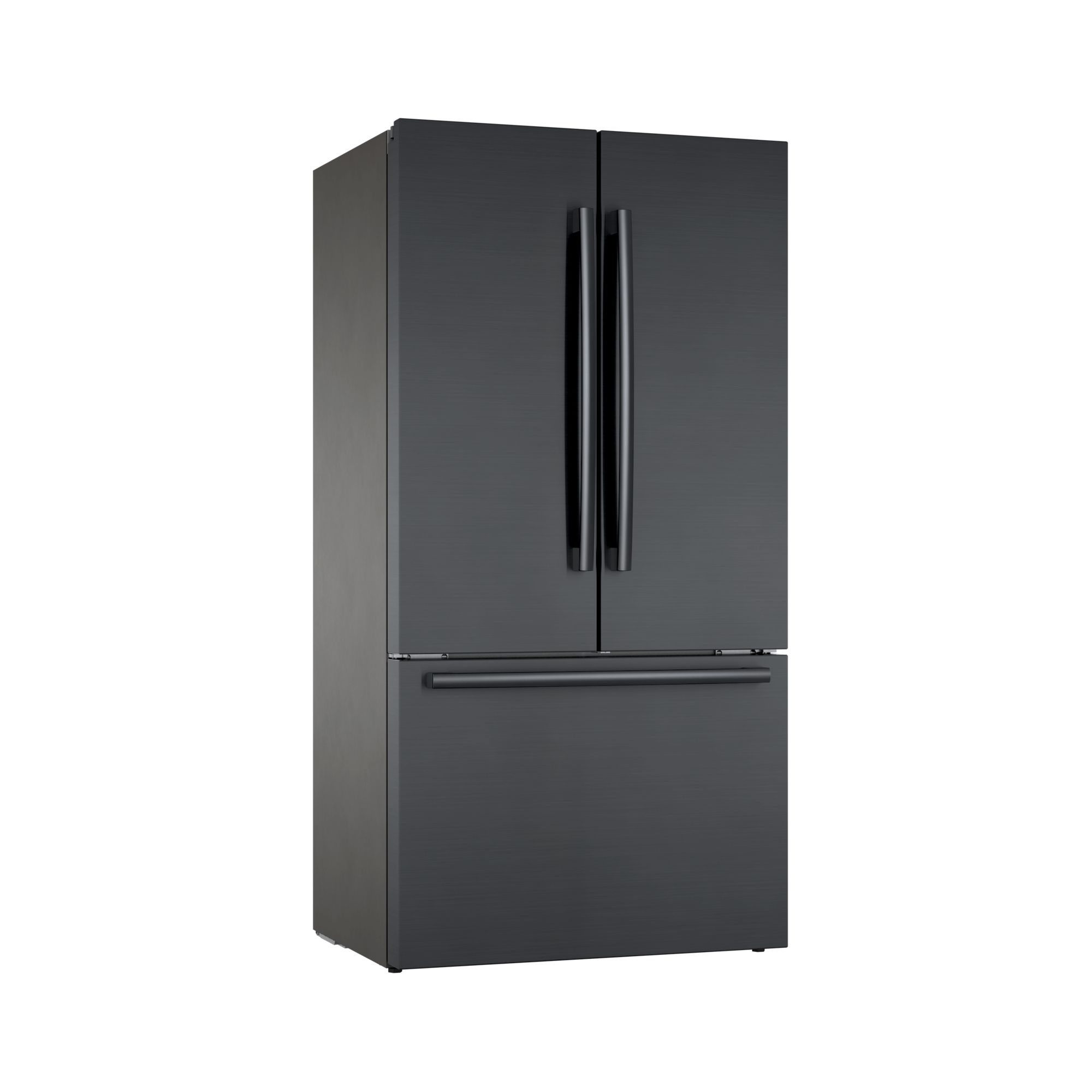 Bosch 20 8 Cu Ft French Door Refrigerator In Black Stainless