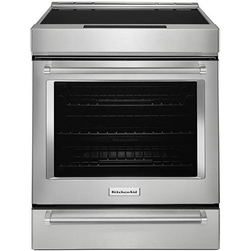 KitchenAid 7.1 cu. ft SlideIn Induction Range in Stainless Steel