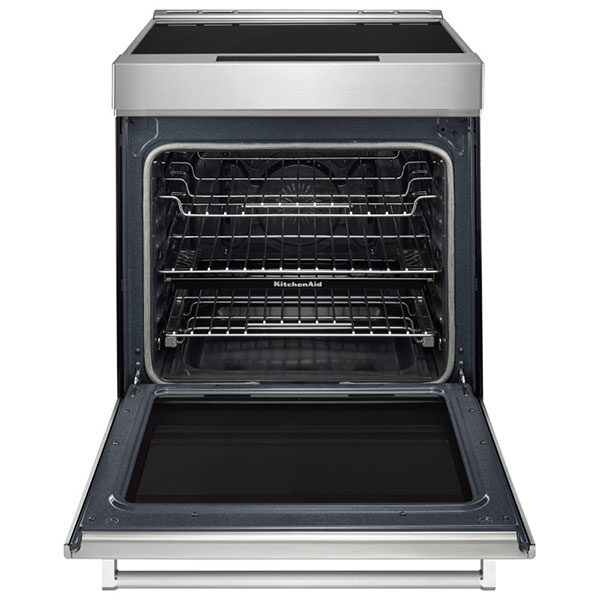 Kitchenaid 7 1 Cu Ft Slide In Induction Range In Stainless