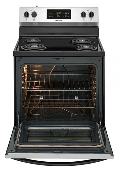 Frigidaire - 5.3 cu. ft Rear Control Electric Range in Stainless Steel