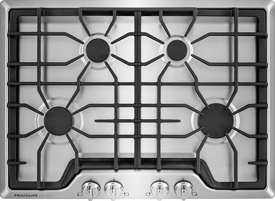 Frigidaire Gallery 30 Inch Wide Gas Cooktop In Stainless Steel