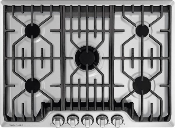 Frigidaire Pro 30 Inch Wide Gas Cooktop In Stainless Steel