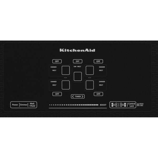 Kitchenaid 36 Inch Wide Induction Cooktop In Stainless Steel