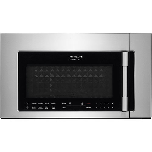 Frigidaire Pro 1 8 Cu Ft Over The Range Microwave In Stainless Cu Ft Over The Range Microwave