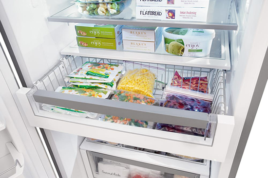 Electrolux 18 52 Cu Ft Built In Freezer In Stainless Steel