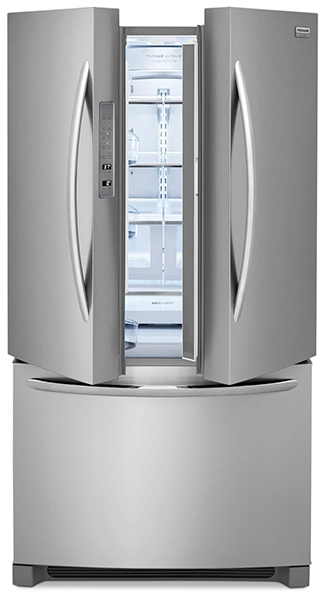 Frigidaire Gallery 22 4 Cu Ft French Door Refrigerator In